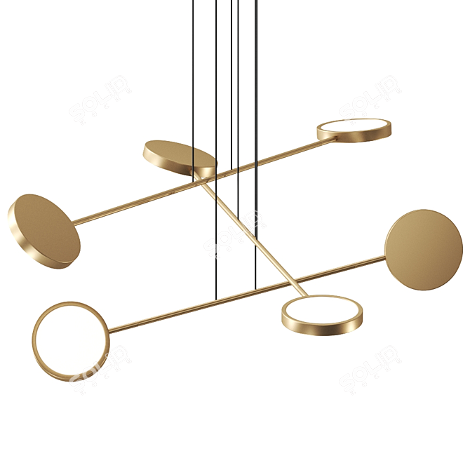 Mobi Pendant Lamp: Modern Elegance Illuminated 3D model image 1