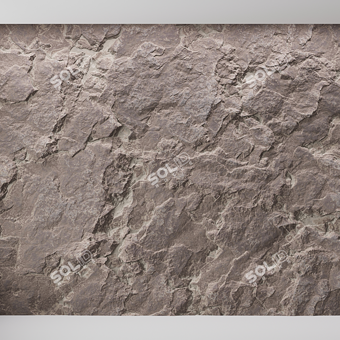 Seamless Desert Rock Textures 3D model image 4