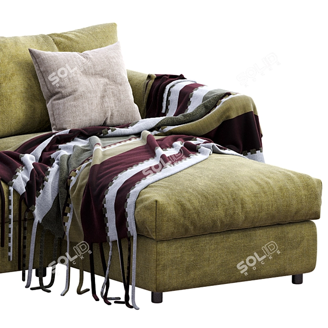 Stylish Ikea Vimle Sofa Set 3D model image 2