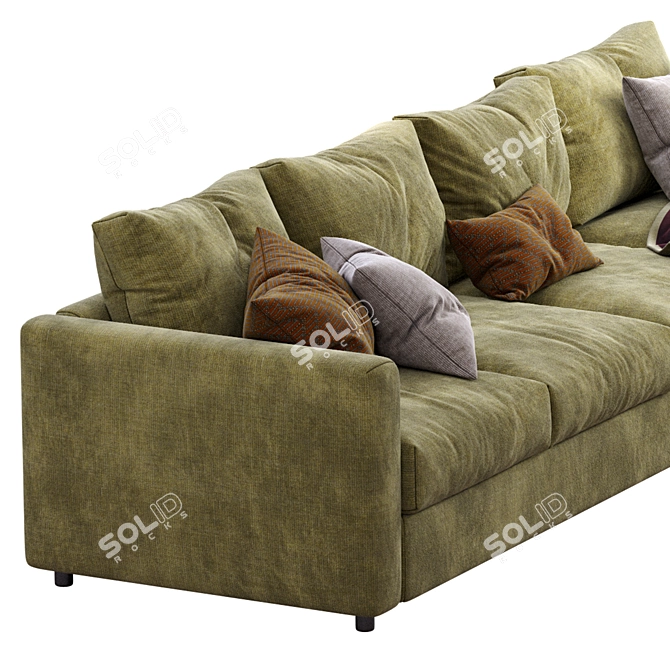 Stylish Ikea Vimle Sofa Set 3D model image 7