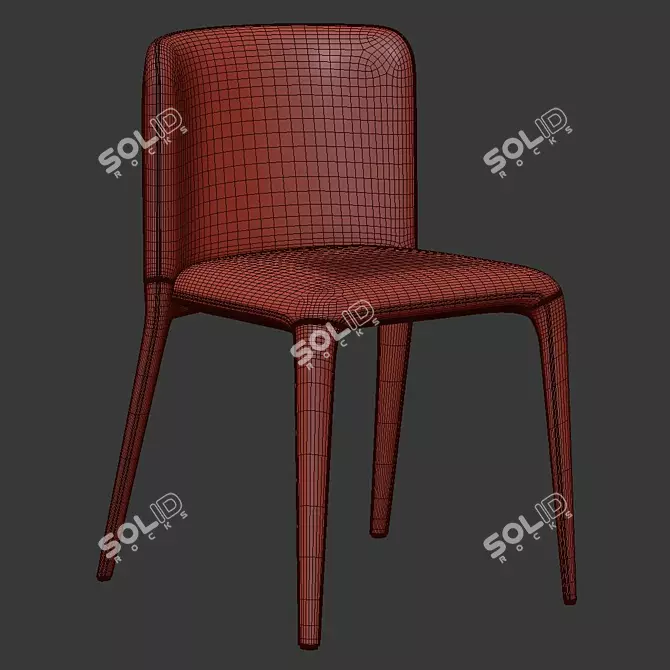 Modern Lars Armchair | Sleek Design | Vray Render 3D model image 5