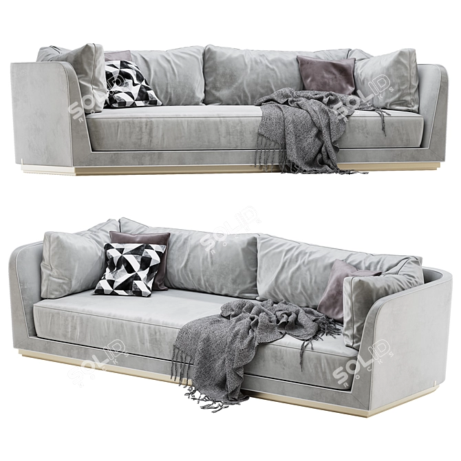 Title: ULIVI Dorian Luxe Sofa 3D model image 1