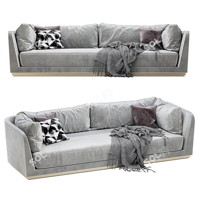 Title: ULIVI Dorian Luxe Sofa 3D model image 2