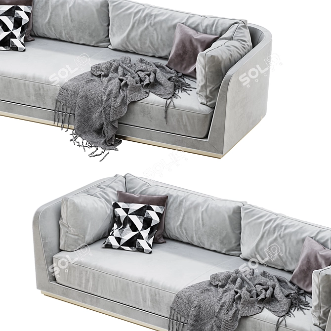 Title: ULIVI Dorian Luxe Sofa 3D model image 4