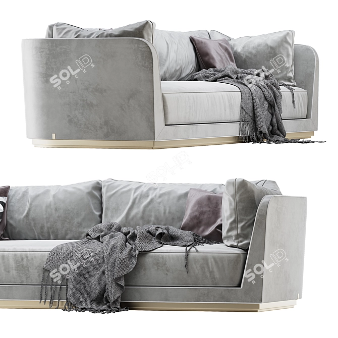 Title: ULIVI Dorian Luxe Sofa 3D model image 9