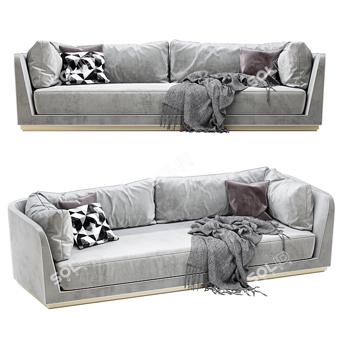 Title: ULIVI Dorian Luxe Sofa 3D model image 13