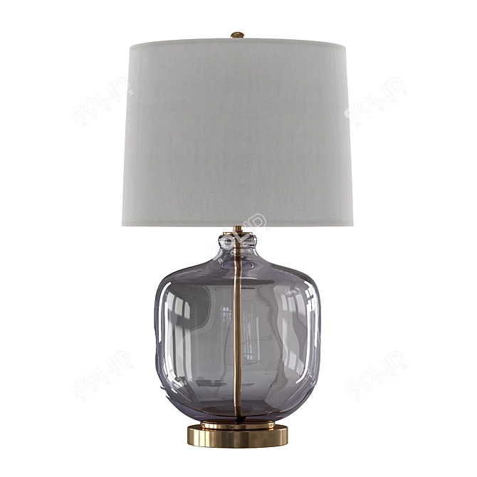 Glass Vessel Table Lamp (Loft Concept) 3D model image 1