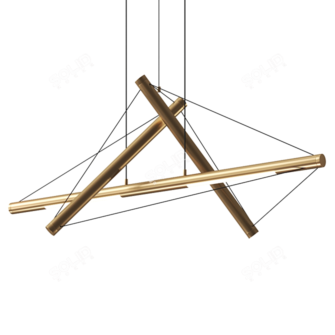 Archxx's 3-Color Suspension Lamp 3D model image 1