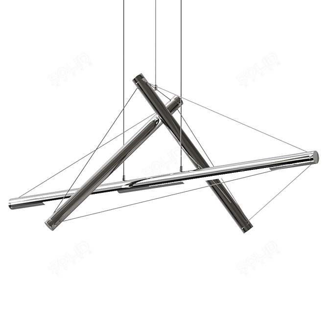 Archxx's 3-Color Suspension Lamp 3D model image 2