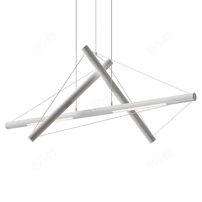 Archxx's 3-Color Suspension Lamp 3D model image 3