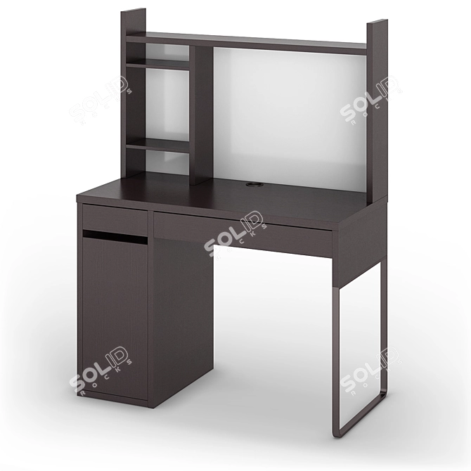 IKEA Set of 2 Desks: MALM, MICKE, VEBJÖRN 3D model image 5