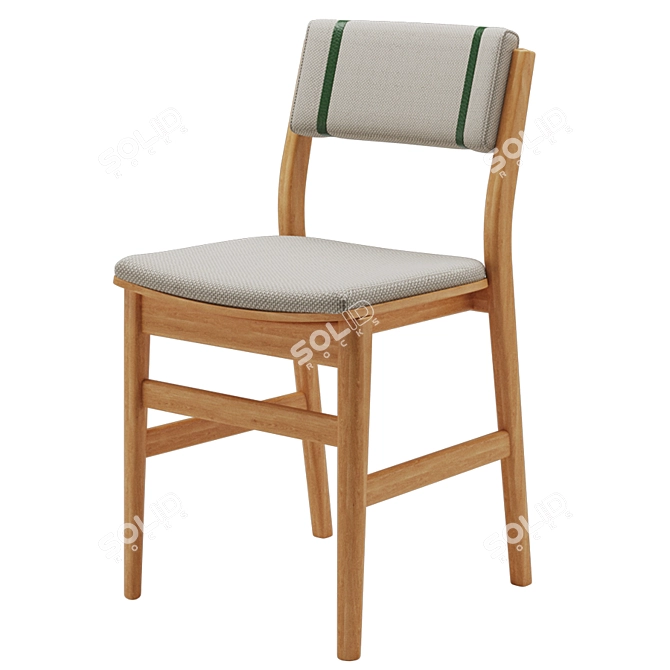 Sleek Sigsbee Chair: Modern Comfort 3D model image 1