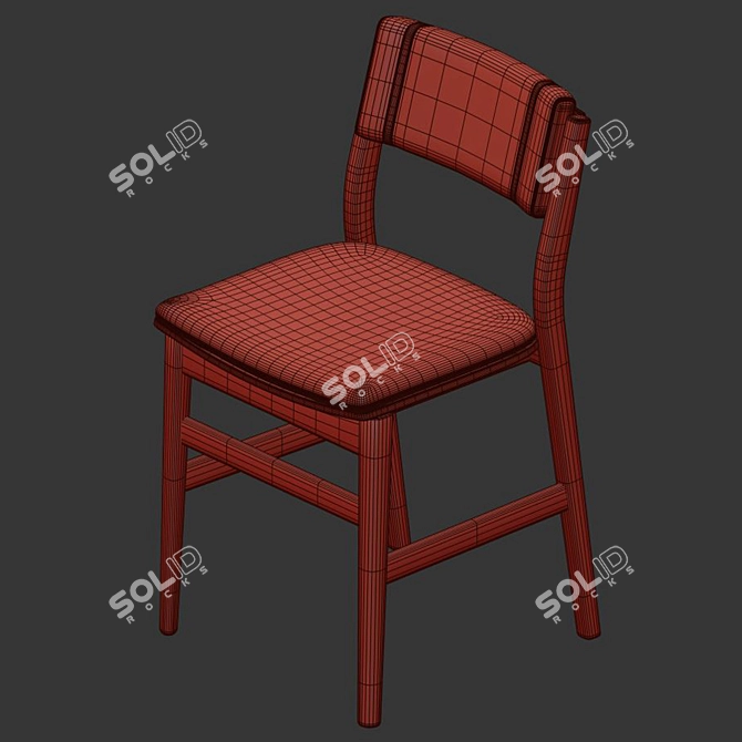 Sleek Sigsbee Chair: Modern Comfort 3D model image 4