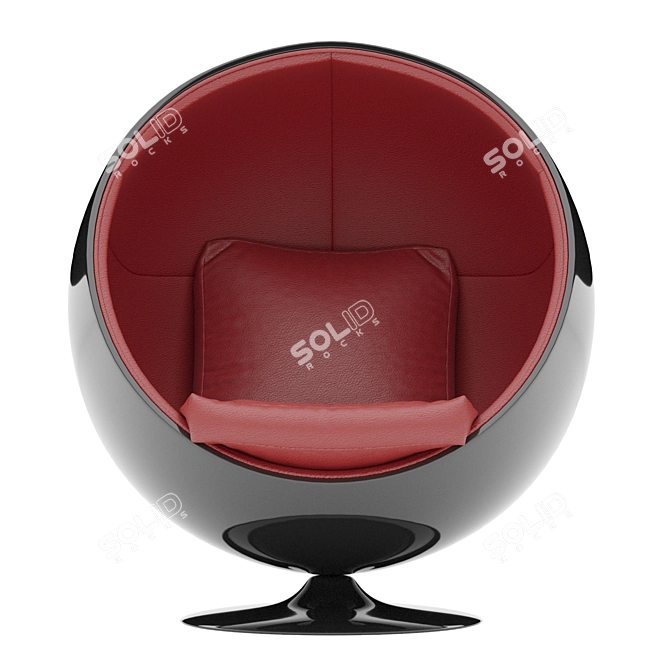 ErgoFit Ball Chair 3D model image 2