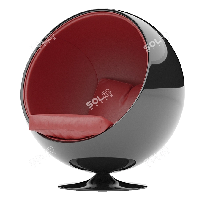 ErgoFit Ball Chair 3D model image 5