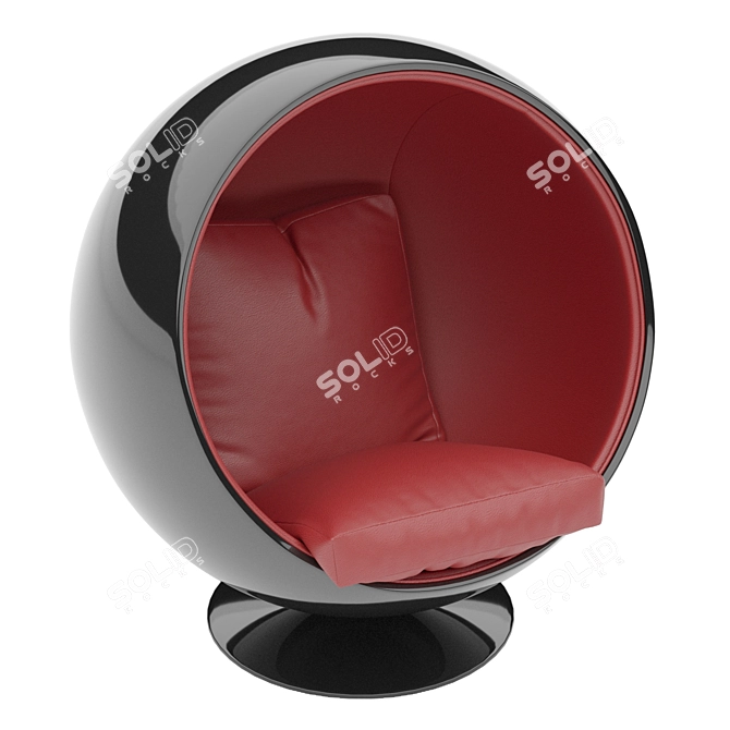 ErgoFit Ball Chair 3D model image 7