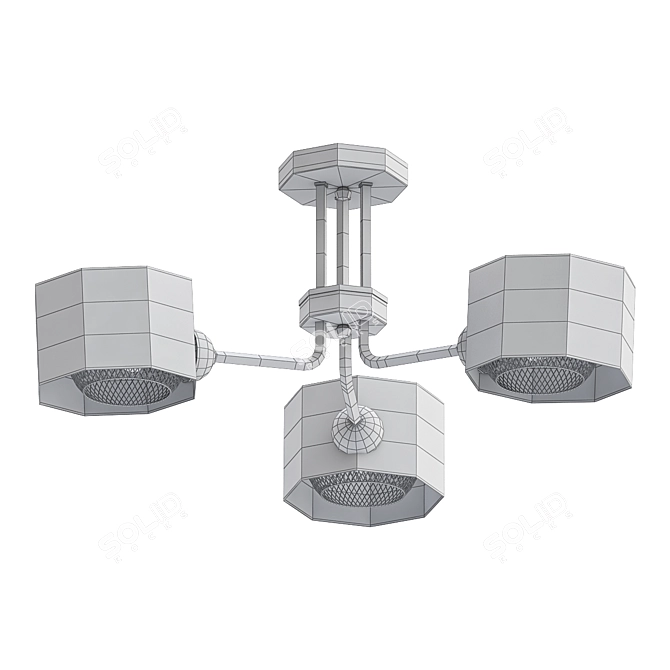 Rivoli Mod Ceiling Chandelier 3D model image 2