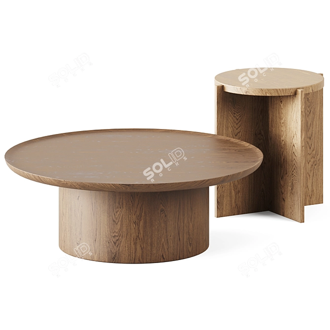 Modern Urban Coffee Tables - Matro & Astrid 3D model image 1