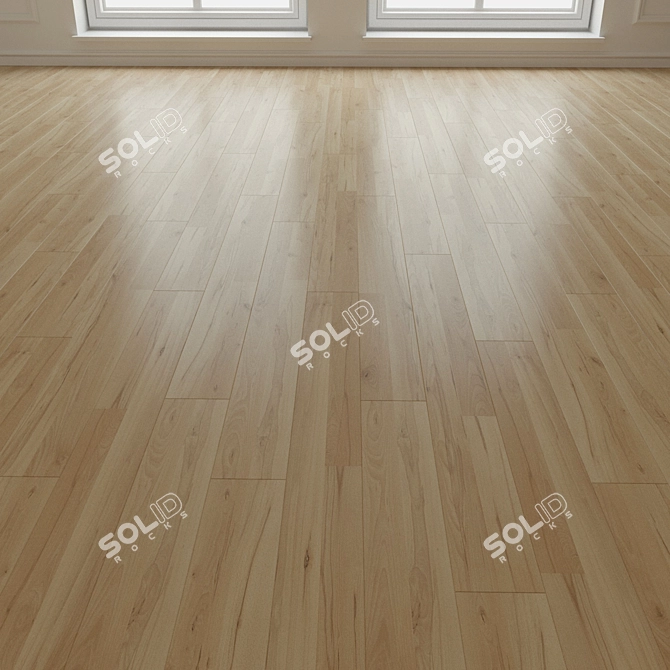 Beech Serina Laminate: High-Res Textures. Easy Installation. 3D model image 3