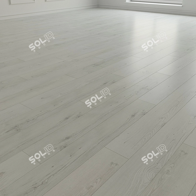 Title: Hemlock Ontario Laminate Flooring 3D model image 2