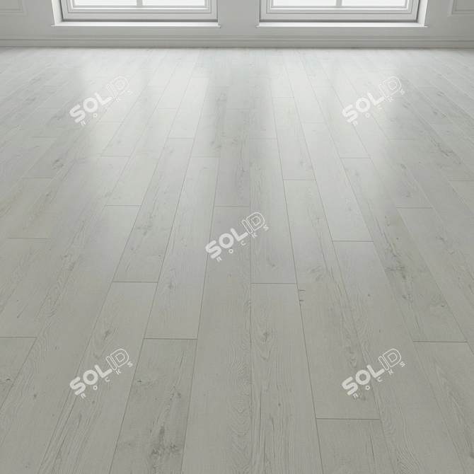 Title: Hemlock Ontario Laminate Flooring 3D model image 3