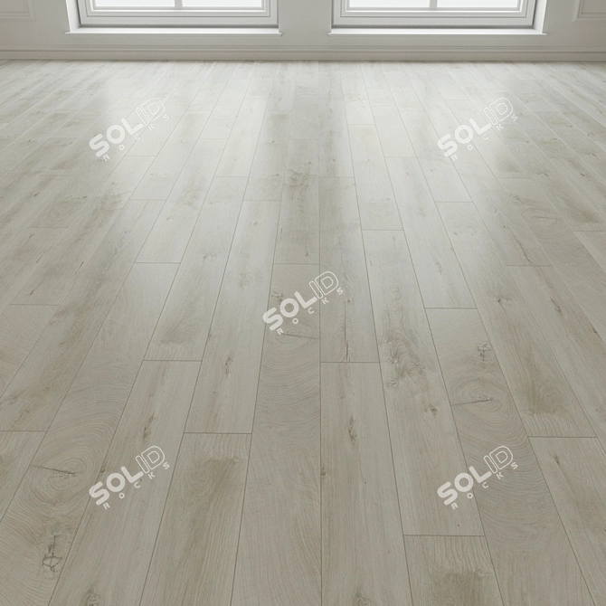 Oak Leaf Laminate Flooring 3D model image 3