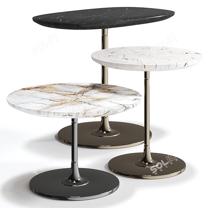 Title: Minotti Oliver Lounge Table 3D model image 1