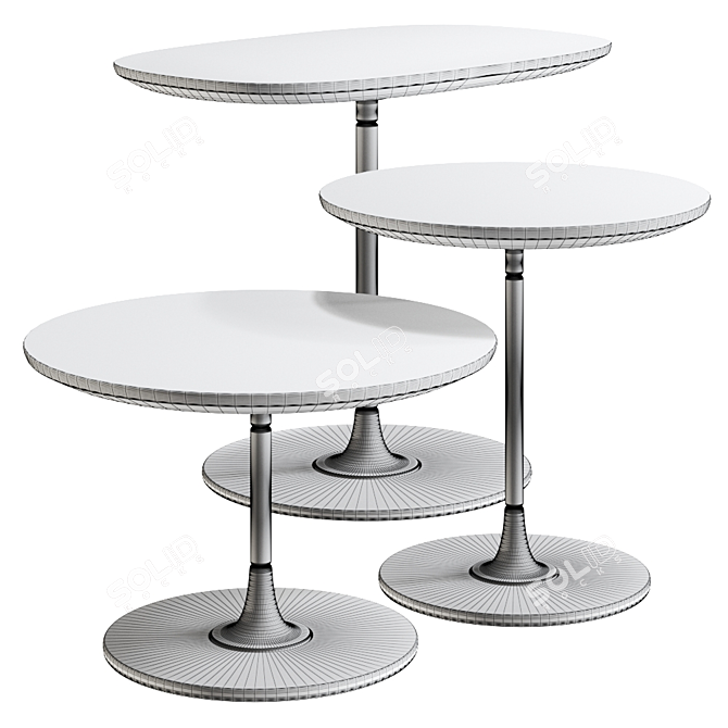 Title: Minotti Oliver Lounge Table 3D model image 3