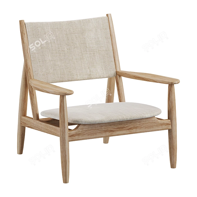 Summit Lounge Chair: Modern, Stylish Design 3D model image 1