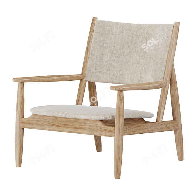 Summit Lounge Chair: Modern, Stylish Design 3D model image 2
