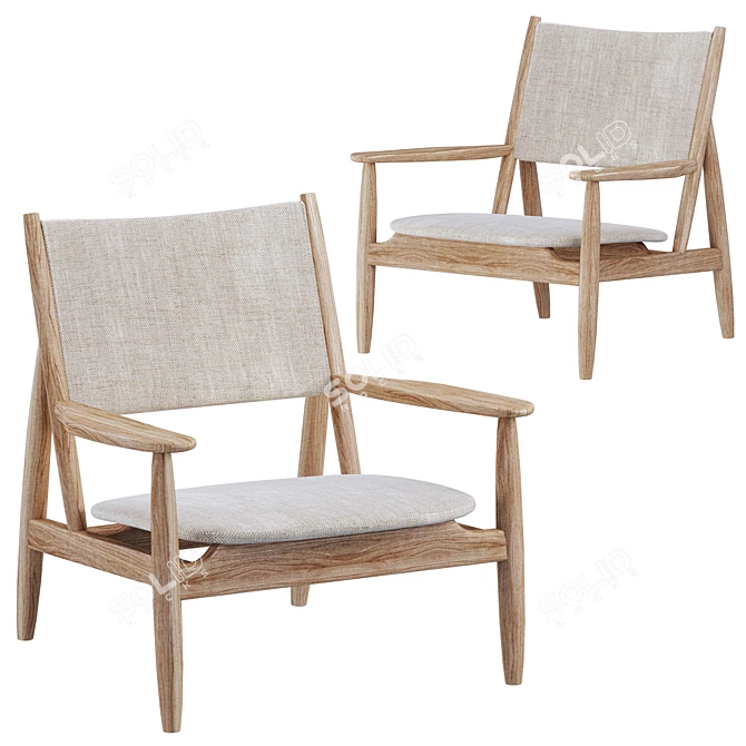 Summit Lounge Chair: Modern, Stylish Design 3D model image 3