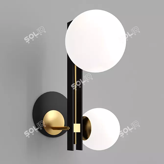 Elegant Classical BLASE Sconce 3D model image 1