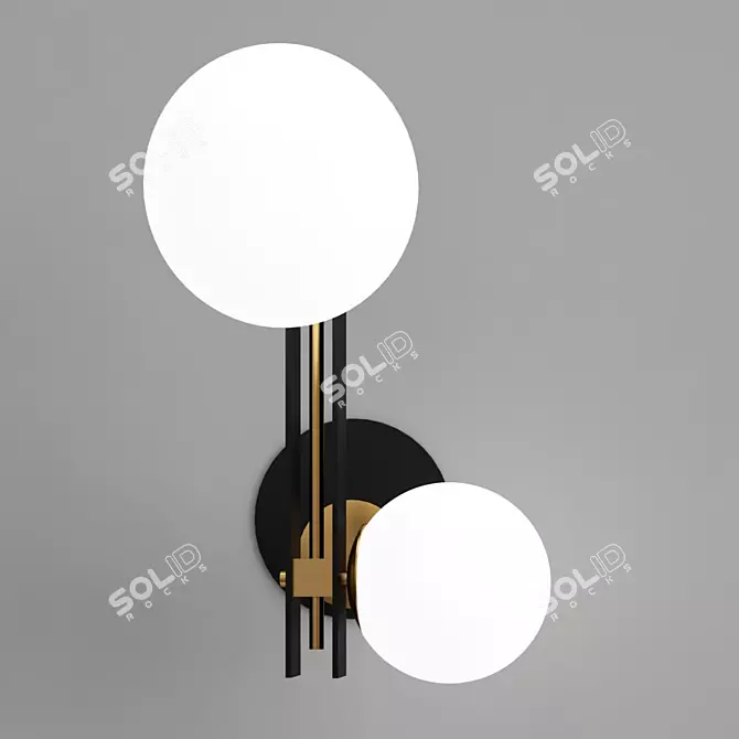 Elegant Classical BLASE Sconce 3D model image 2