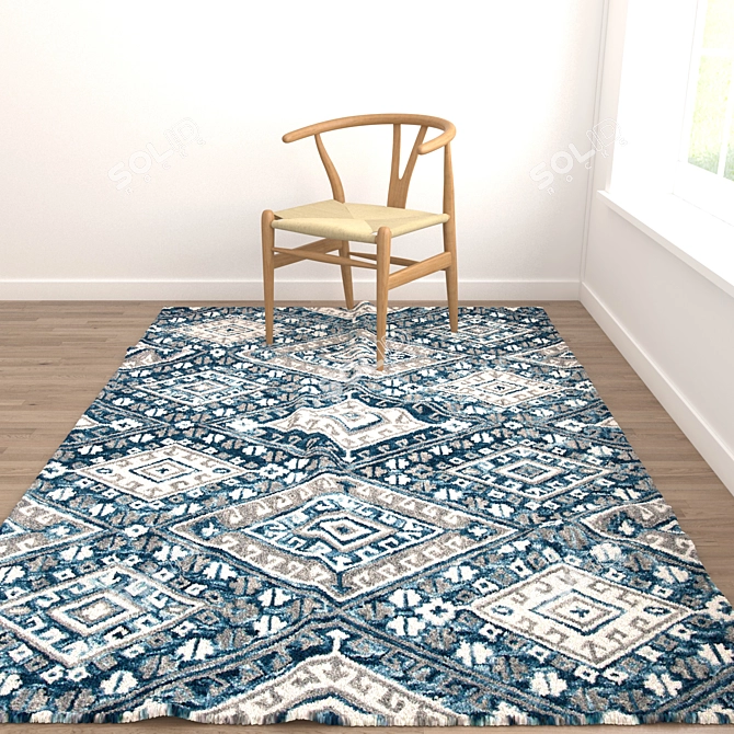 Versatile 3D Carpet Set [8pcs] 3D model image 5