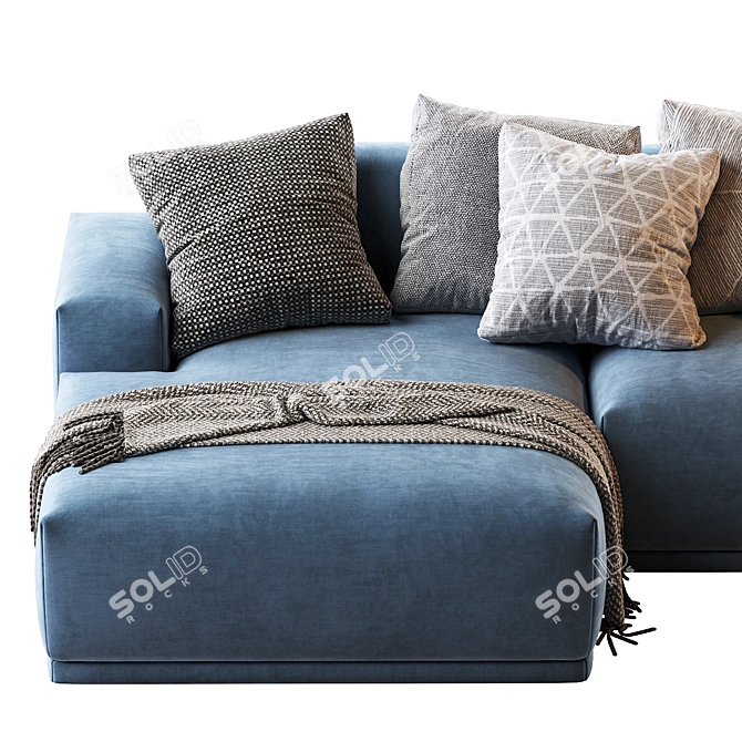 Modular Connect Sofa: Stylish and Versatile 3D model image 6