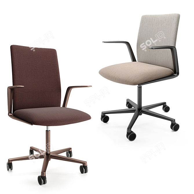 Arper KINESIT MET Office Chair 3D model image 3