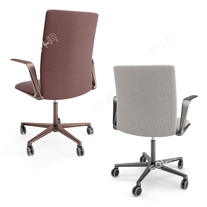 Arper KINESIT MET Office Chair 3D model image 5