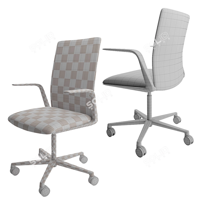 Arper KINESIT MET Office Chair 3D model image 6