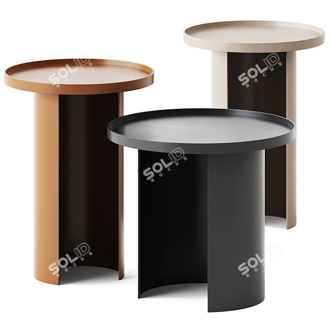 Nature-inspired Coffee Tables 3D model image 1