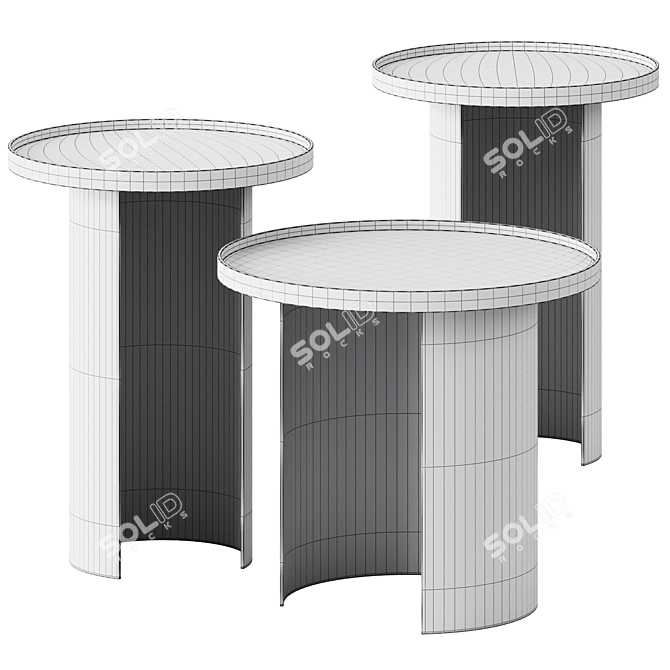 Nature-inspired Coffee Tables 3D model image 2