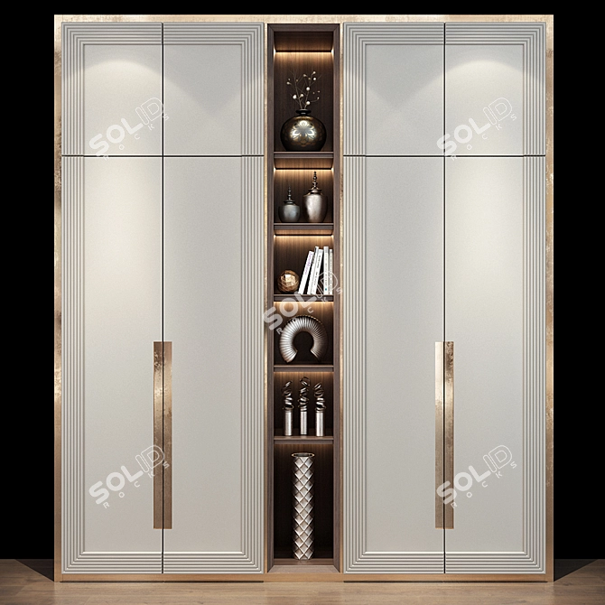 Elegance Storage Solution 3D model image 1