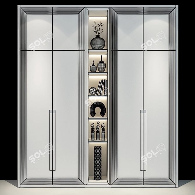 Elegance Storage Solution 3D model image 2