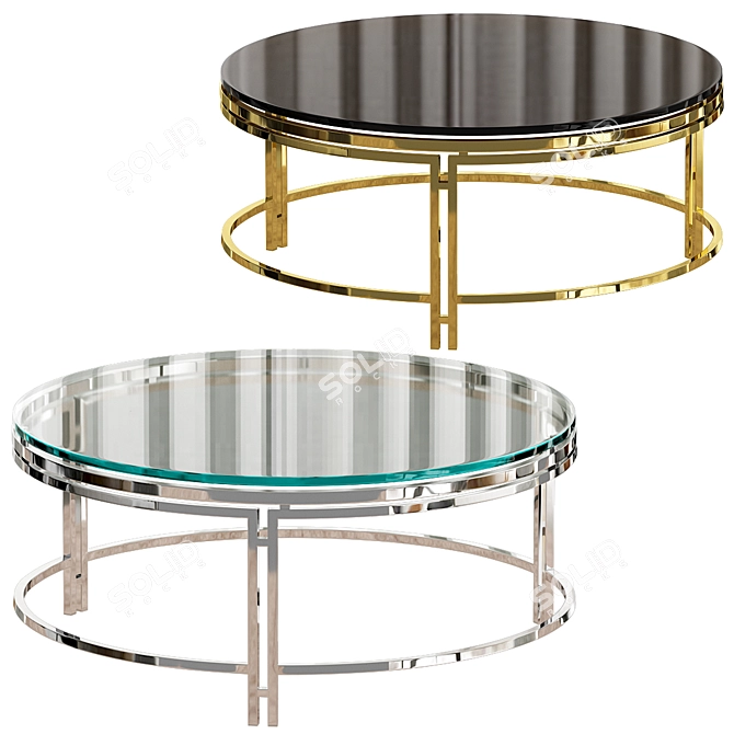 Modern Andros Coffee Table 3D model image 1