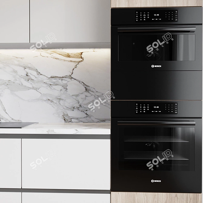 Versatile Kitchen Essentials: Mixer, Sink & Appliances 3D model image 2