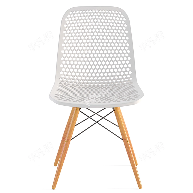 Elegant Loftyhome Linden Chair 3D model image 2