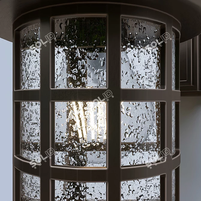 Hinkley Freeport Bronze Outdoor Wall Light 3D model image 3