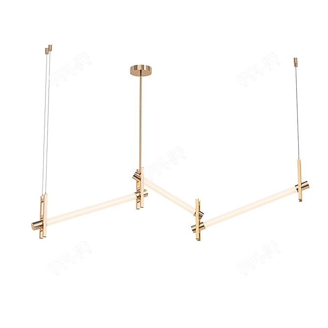 Bambou Horizontal - Timeless Elegance 3D model image 1