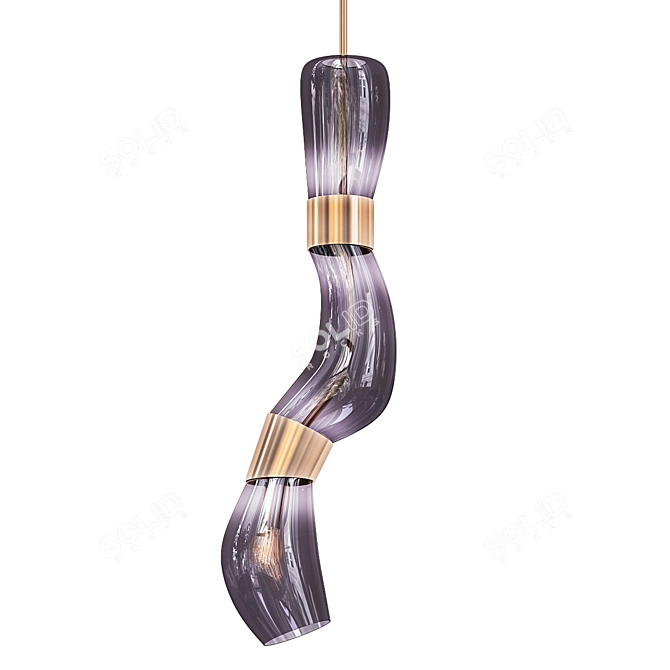 Futuristic Chandelier VINCENZO 3D model image 1