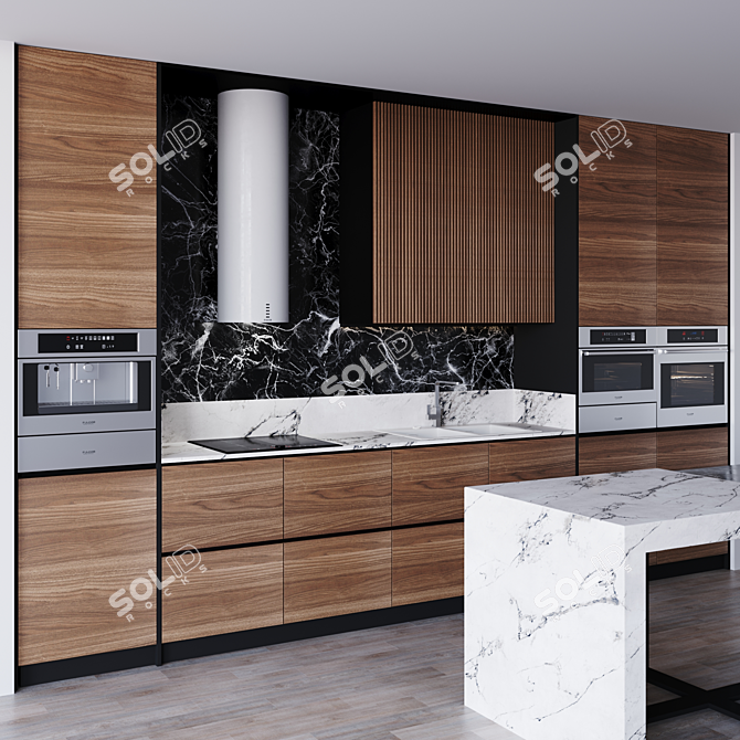  Modern Kitchen Design Vol08 3D model image 5