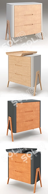 TORSTEN KOMOD Chest of Drawers 3D model image 5